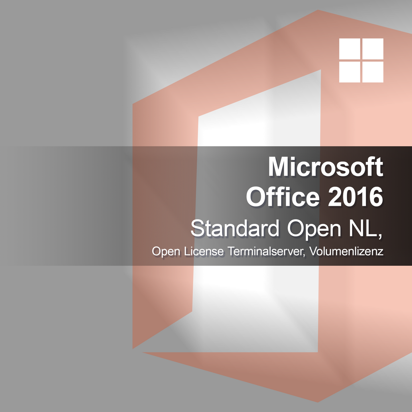 Microsoft Office 2016 Standard Open NL, Open License Terminalserver, volumelicentie