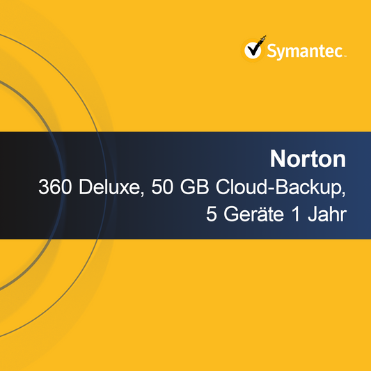 Norton 360 Deluxe, 50 GB cloudové zálohování, 5 zařízení 1 rok