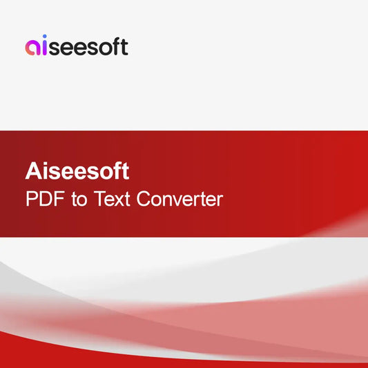 Aiseesoft PDF naar Tekst Converter
