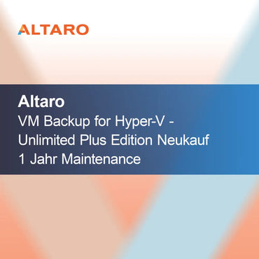 Altaro VM Backup za Hyper-V - Unlimited Plus izdaja