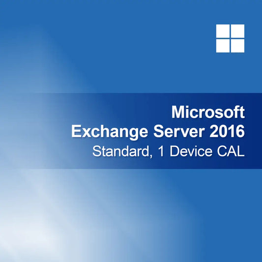 Microsoft Exchange Server 2016 Standard, 1 Άδεια Χρήσης Συσκευής (CAL)