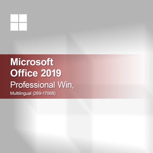 Microsoft Office 2019 Professional Win, flersproget (269-17068)