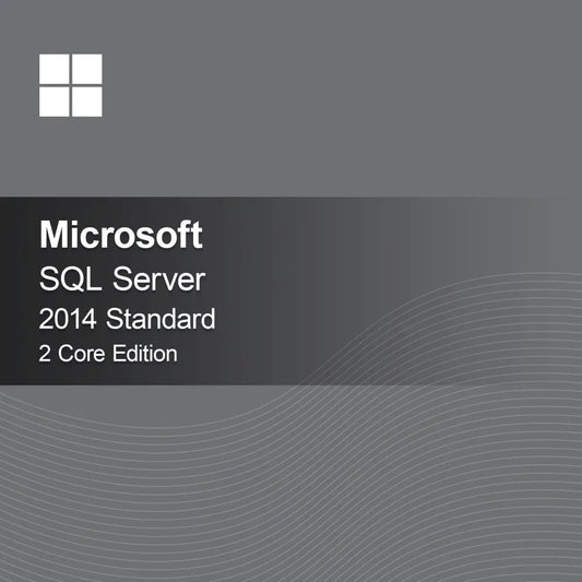 Microsoft SQL Server 2014 Standard - 2-kärnig utgåva